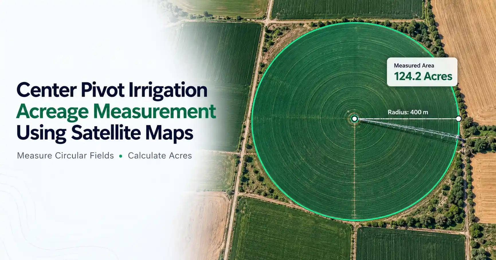 Center Pivot Irrigation Acreage Measurement Using Satellite Maps