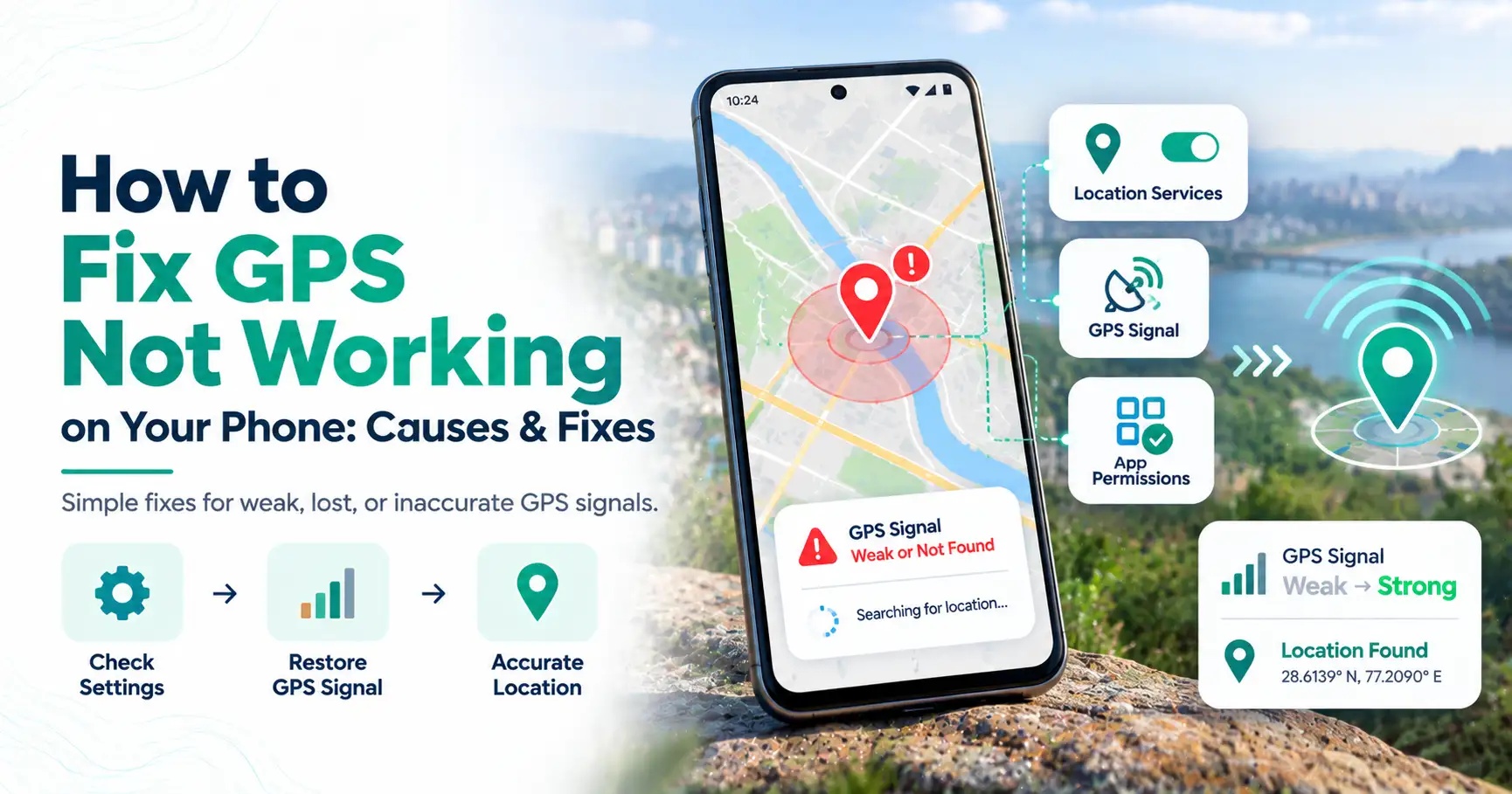 How to Fix GPS Not Working on Your Phone: Causes & Fixes