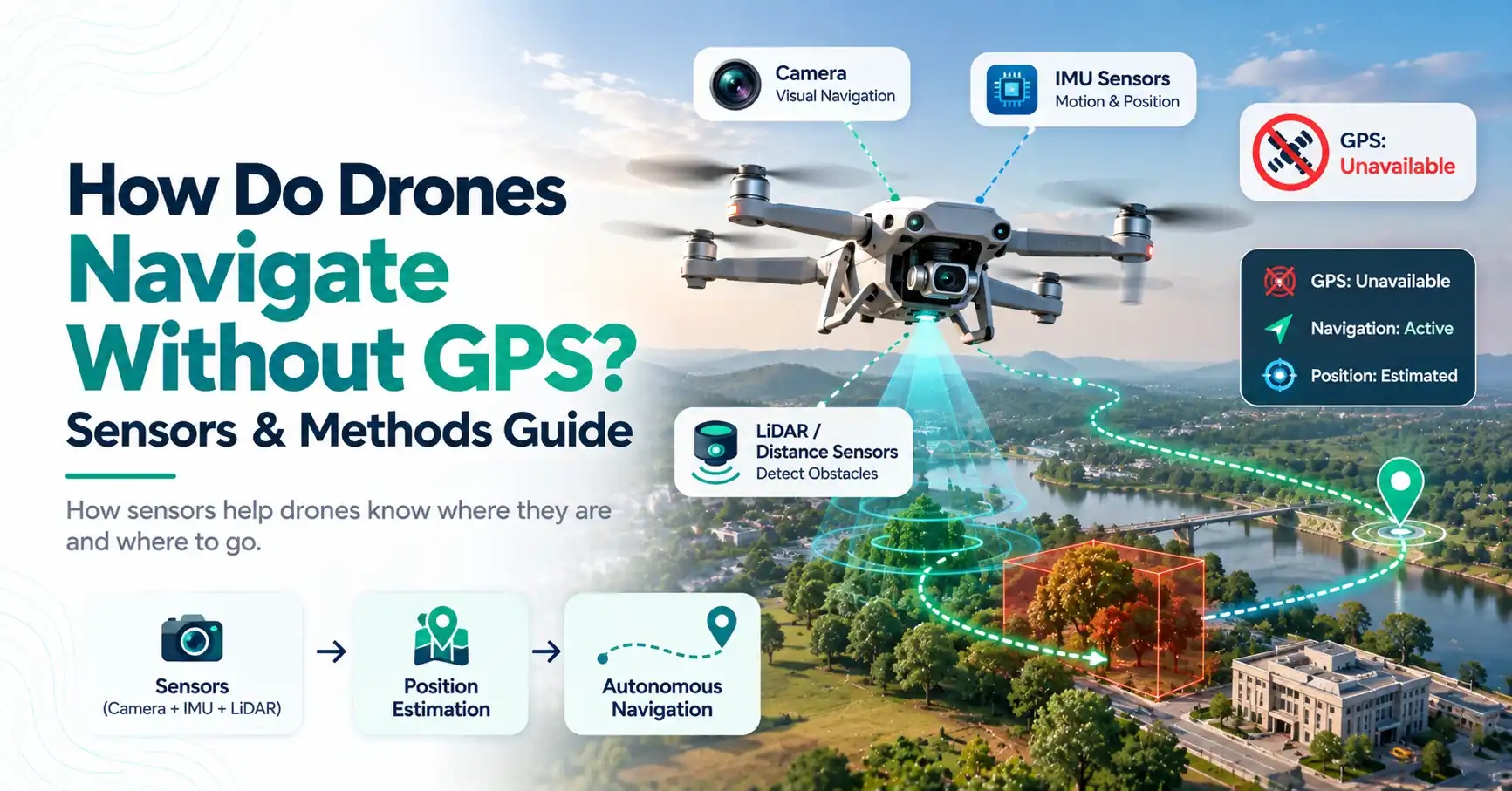 How Do Drones Navigate Without GPS? Sensors & Methods Guide
